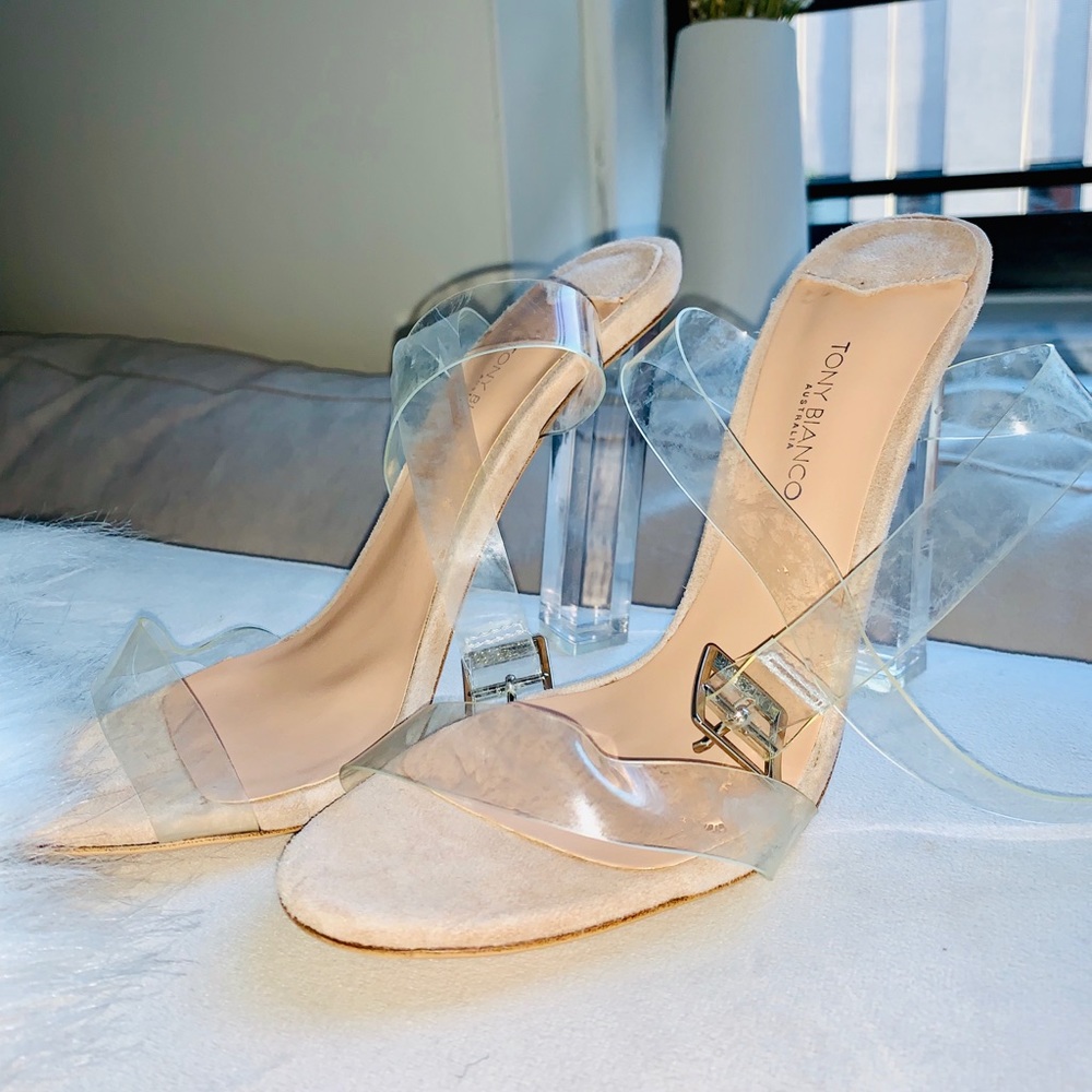 Tony Bianco KiKi Heel- Clear Vynal
